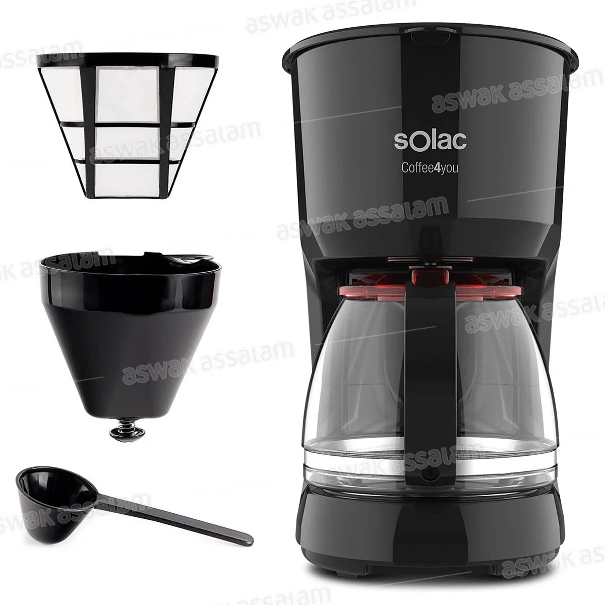 Cafetiere 12 Tasses 750w Coffee 4you Cf4036 Solac