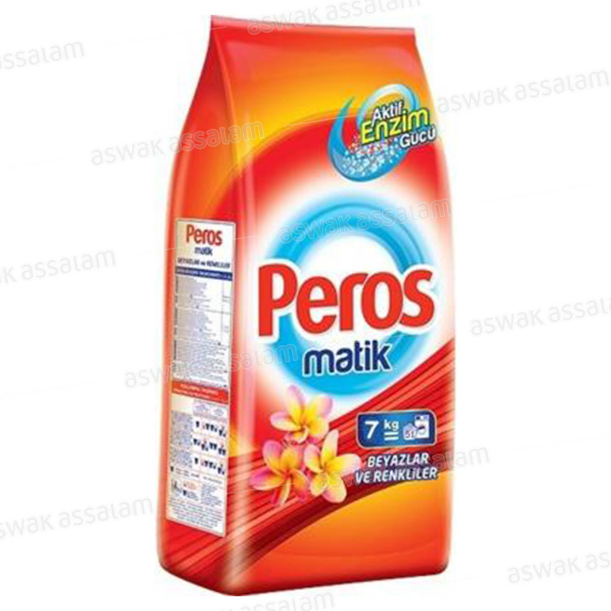 Lessive Machine Blanc et Couleurs 7kg Peros