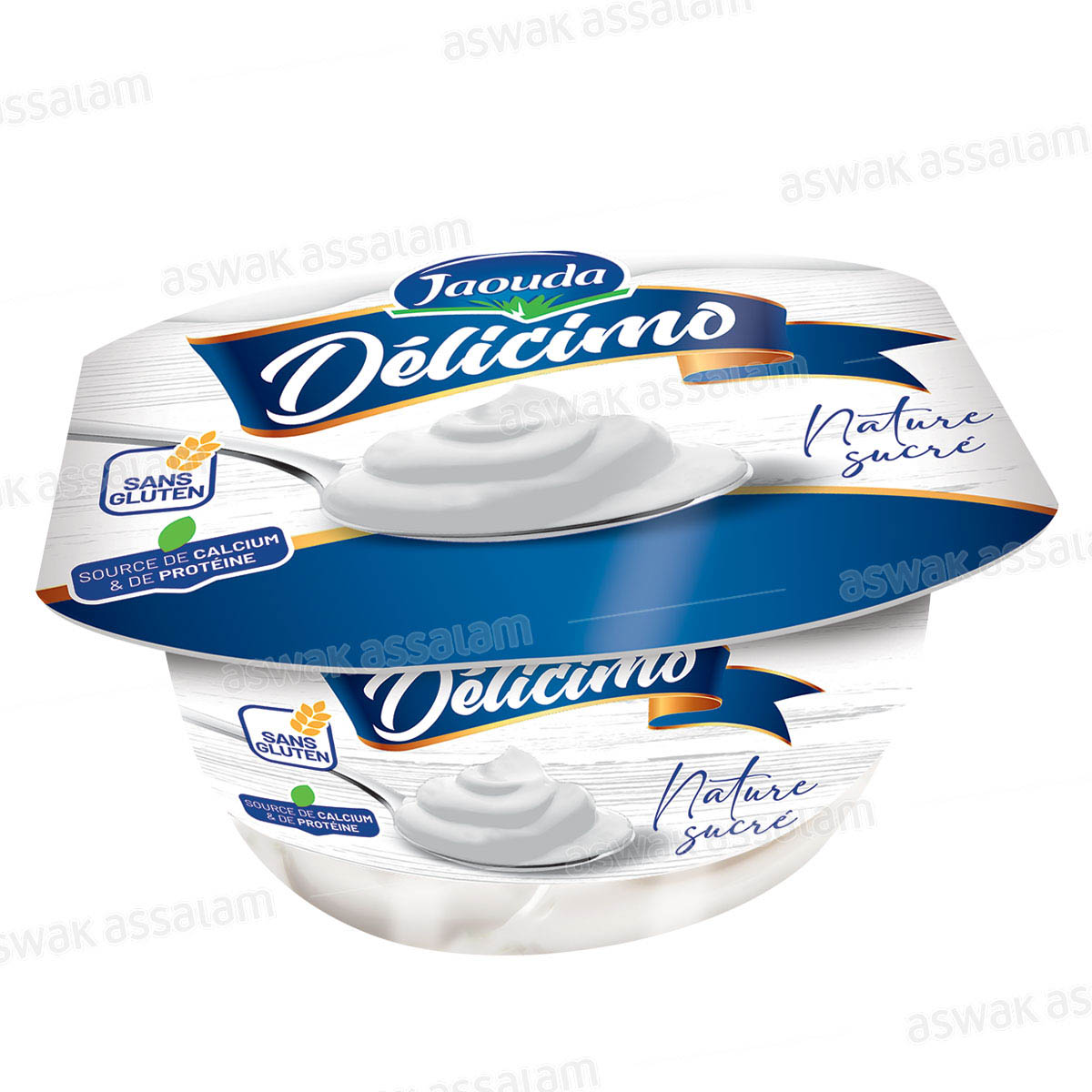 Yaourt Delicimo Nature Sucre 90g Jaouda