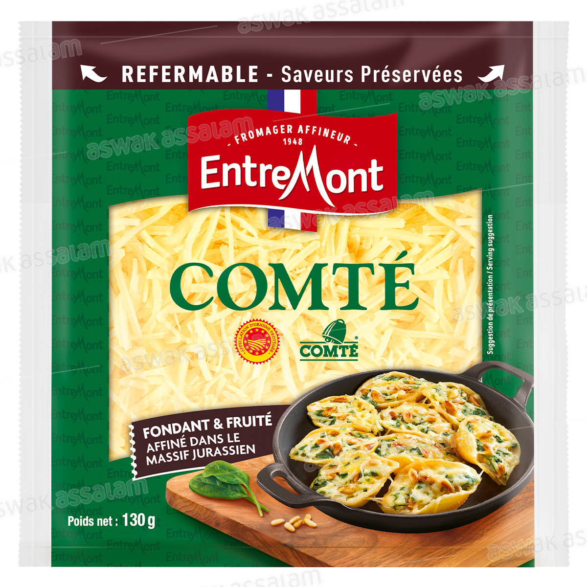 Fromage Comte Rape 130g Entremont