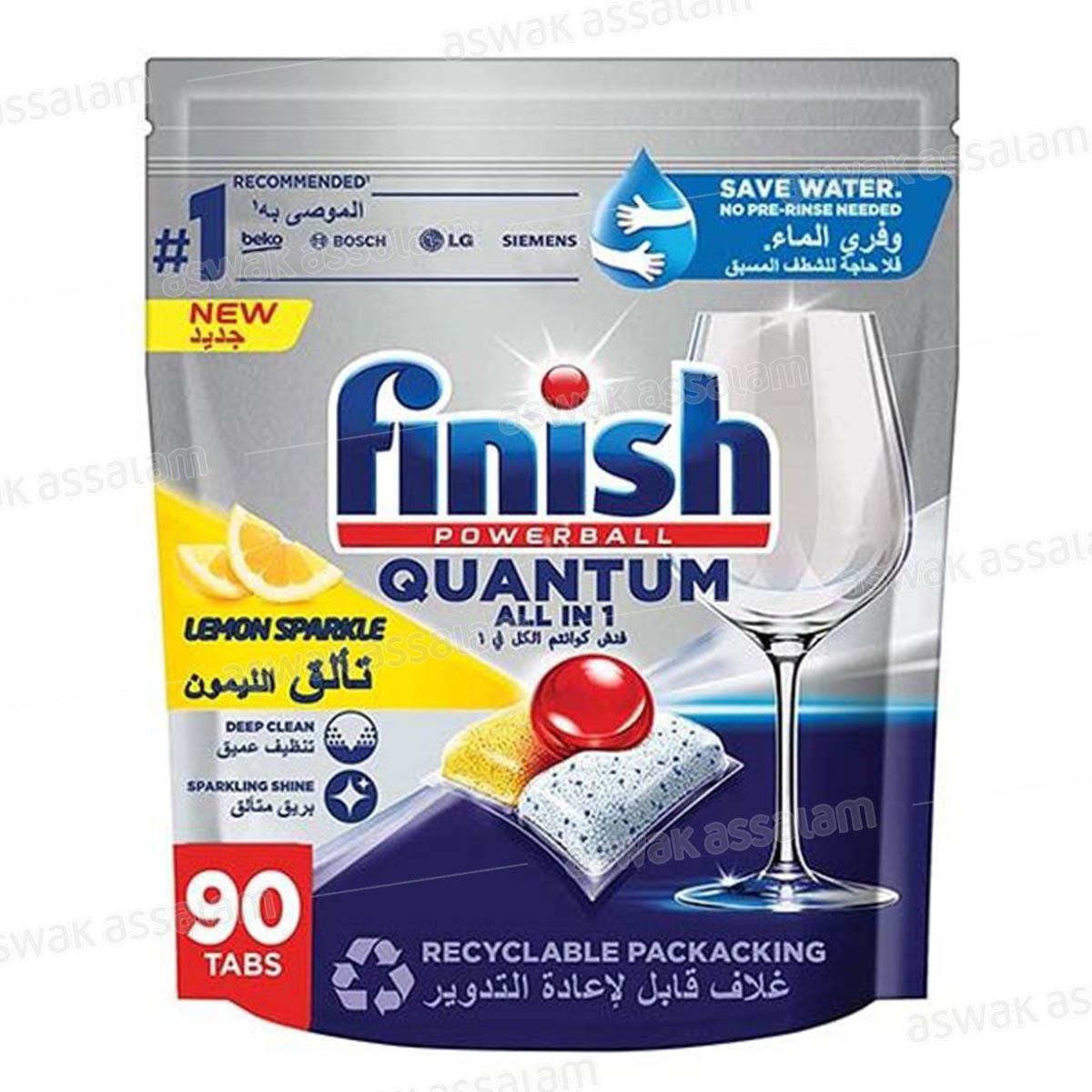 Pastilles Quantum All In 1 Citron 90 Unites Finish