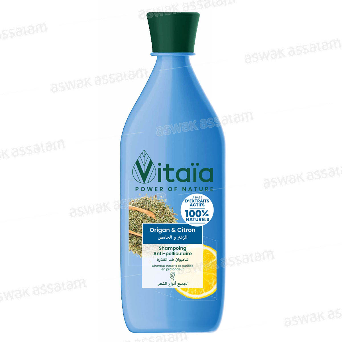 Shampooing Anti-Pelliculaire Origan et Citron 380ml Vitaia