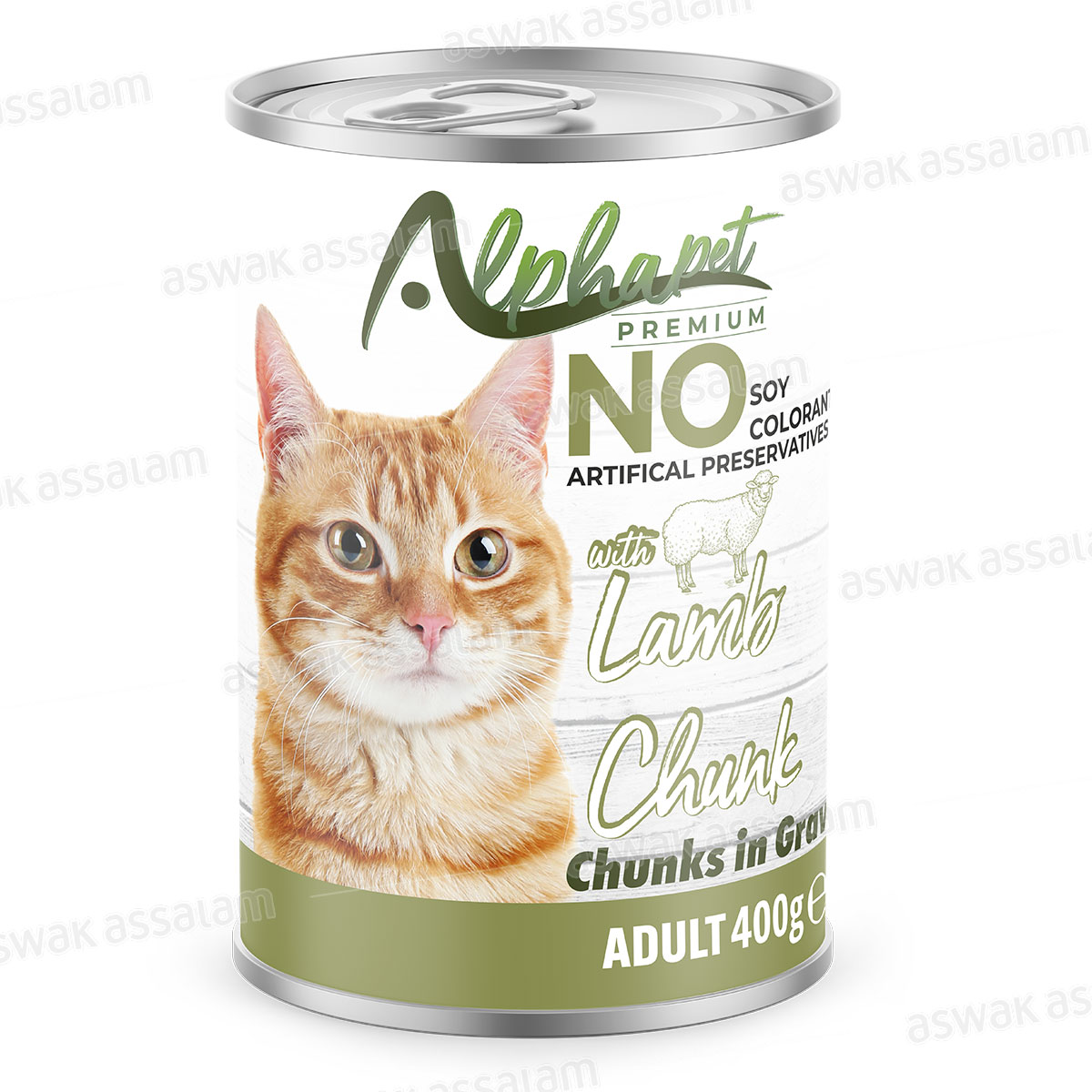 Bouchees Agneau pour Chat Adulte 400g Alphapet