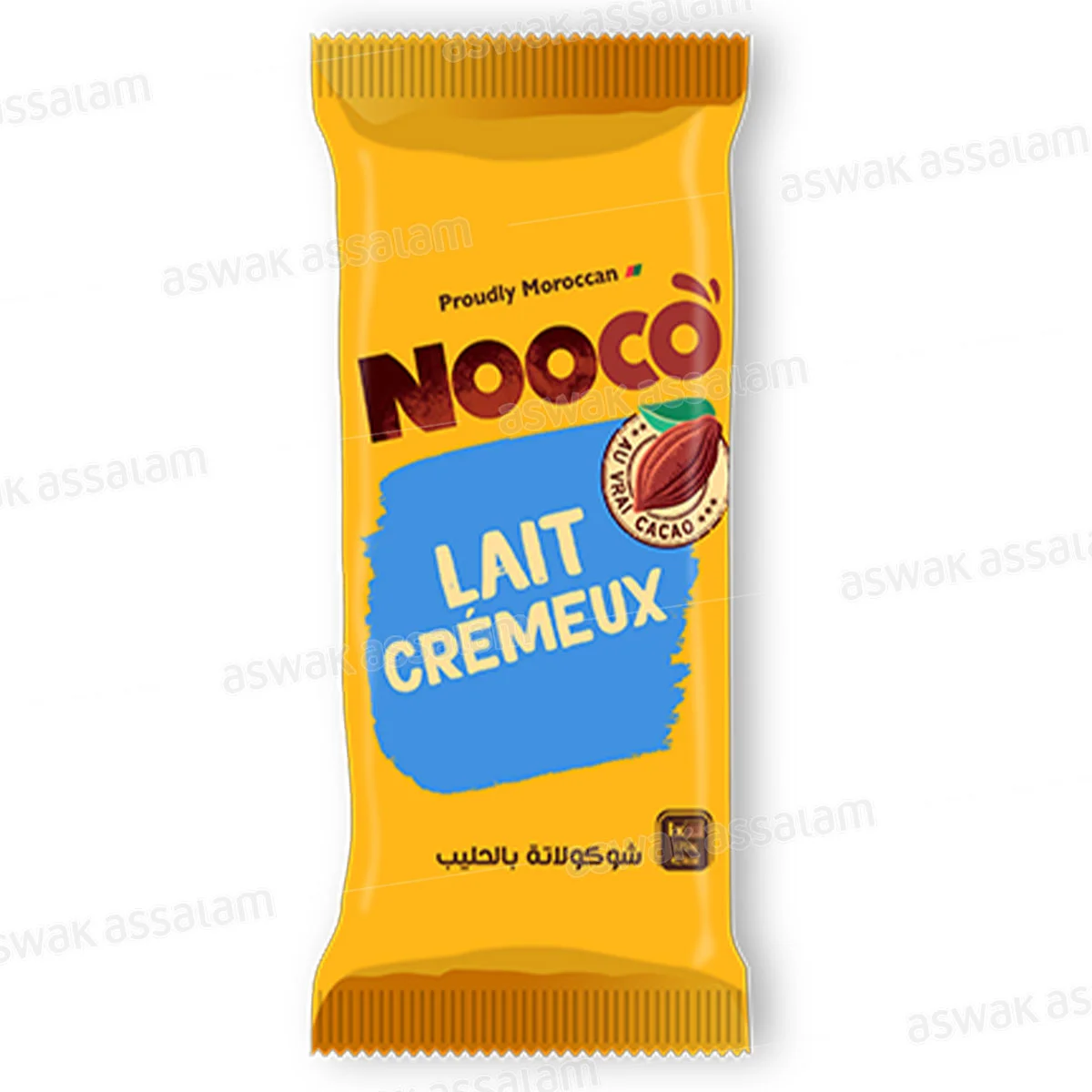 Chocolat Lait Cremeux 9g Nooco