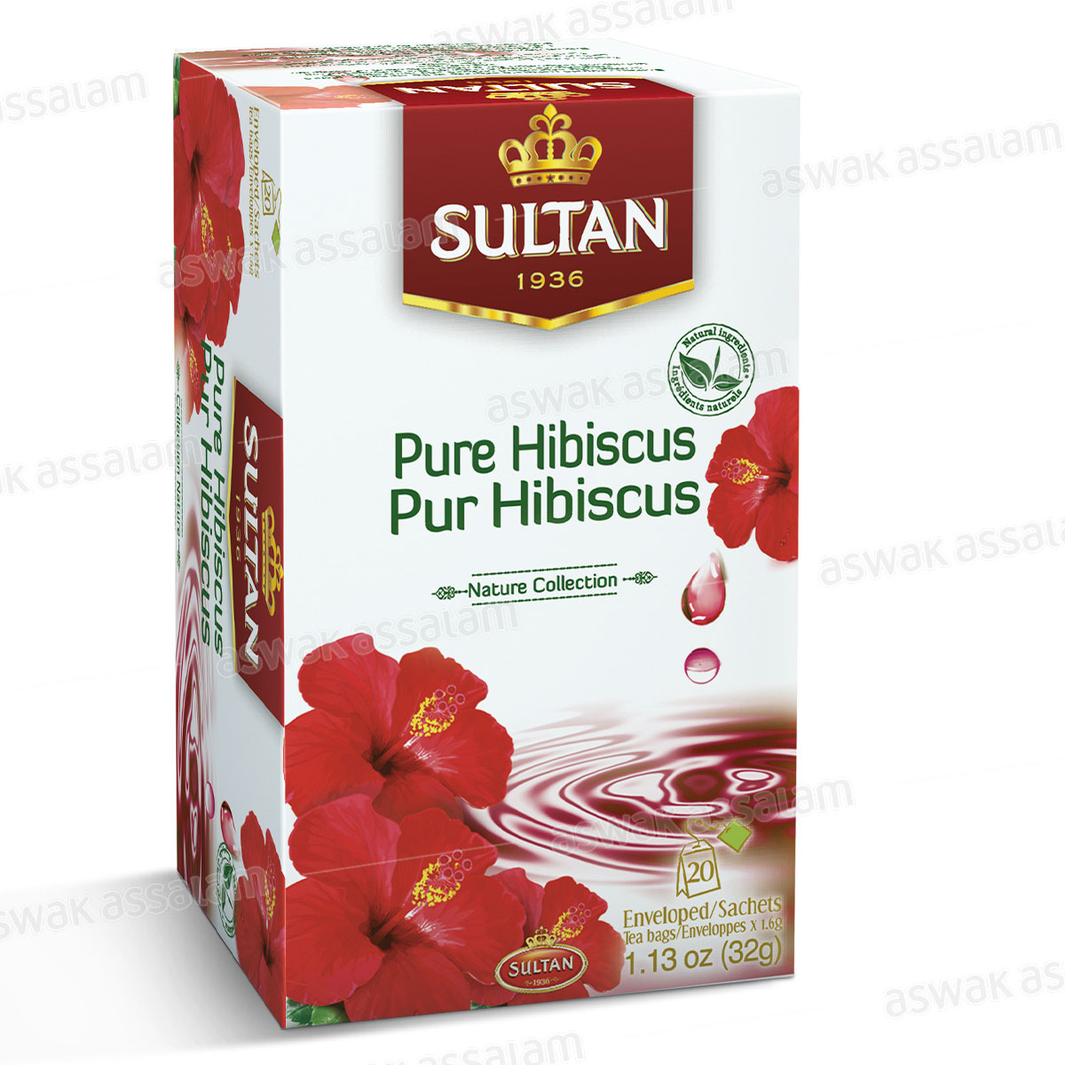 Tisane Pur Hibiscus 20 Sachets Sultan