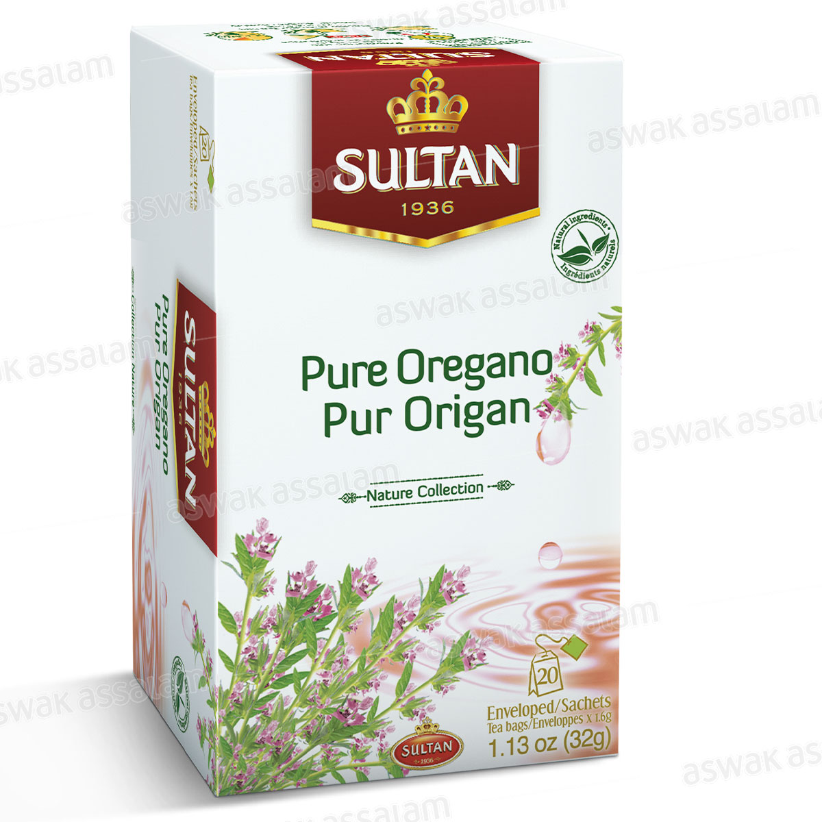 Tisane Pur Origan 20 Sachets Sultan