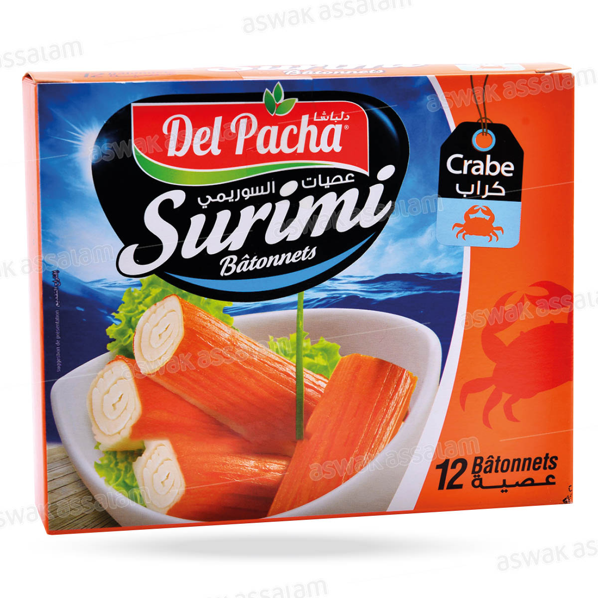 Surimi Saveur Crabe 200g 10 Batonnets Del Pacha
