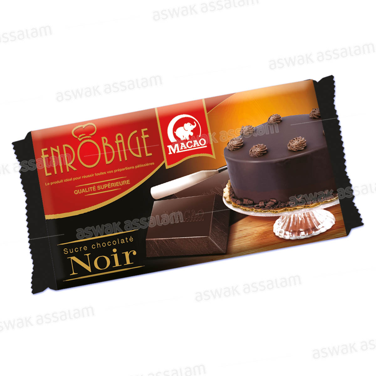 Enrobage Sucre Chocolate Noir 1kg Macao