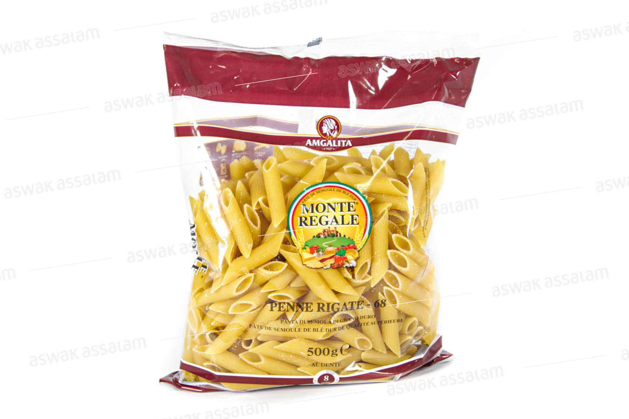 Penne Rigate 500g Monte Regale