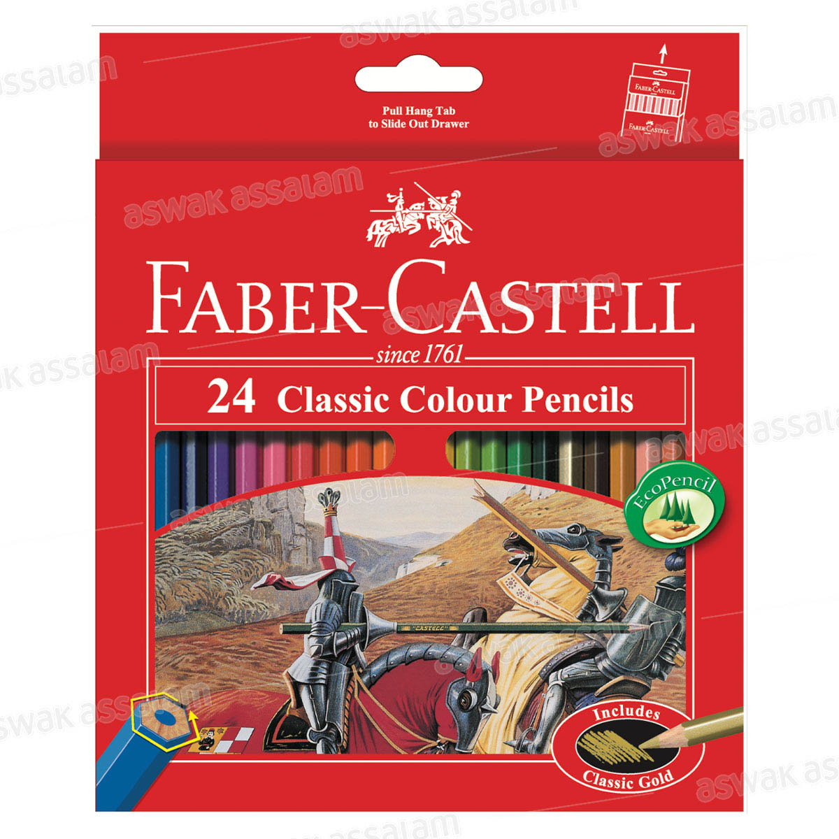 24 Crayons de Couleur Faber-Castell