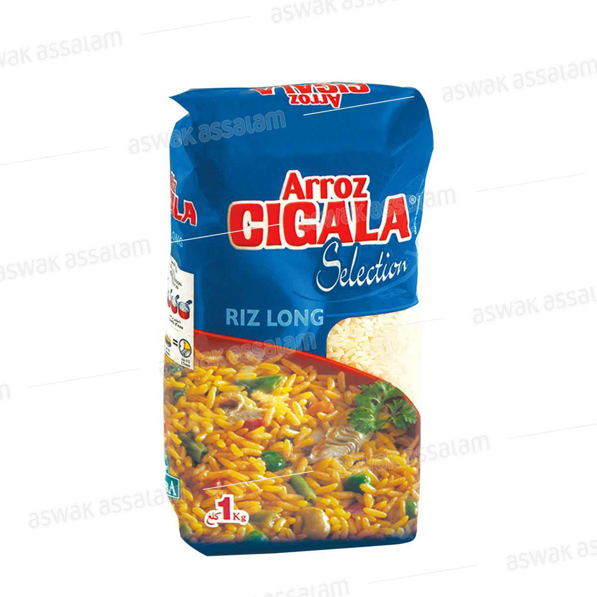 Riz Long Blanc 1kg Cigala