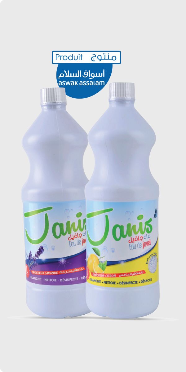 Eau de javel 1L Divers parfums – JANIS