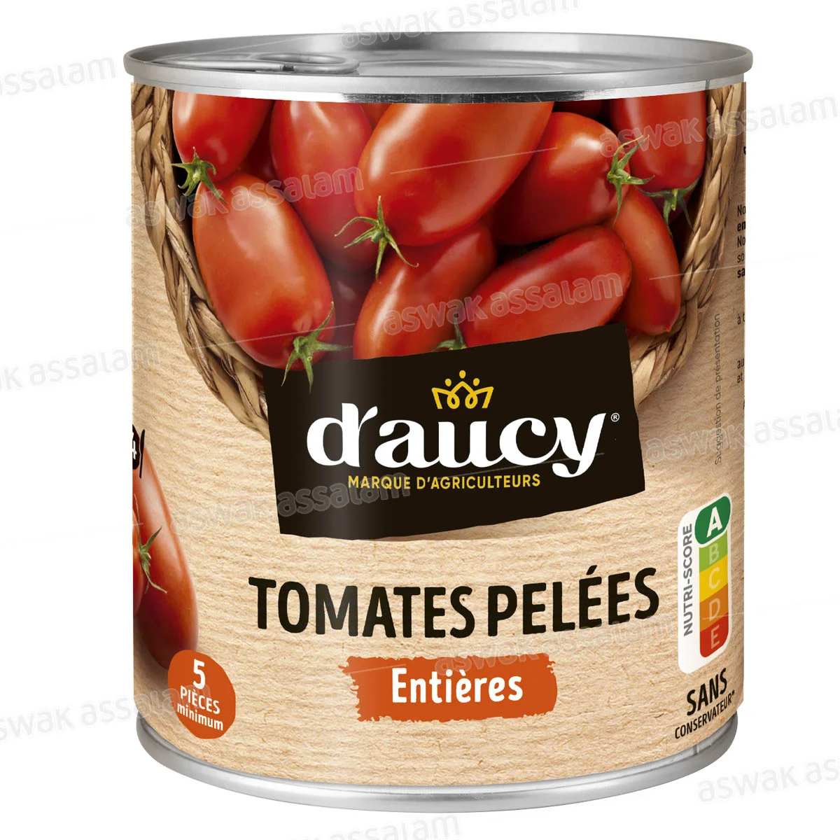 Tomates Entieres Pelees 383g D'aucy