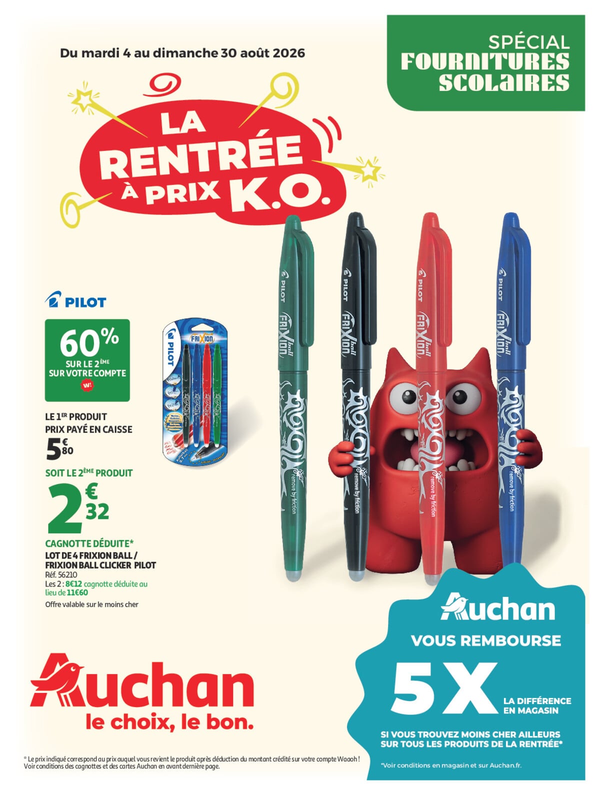 Rentrée scolaire hypers
