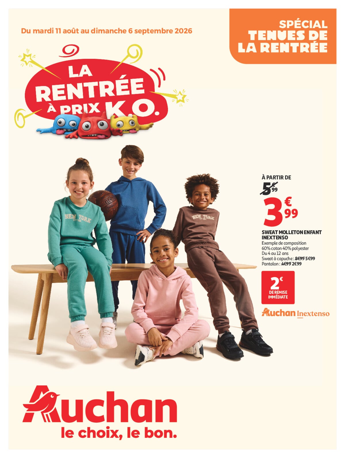 Vêtements enfants rentrée