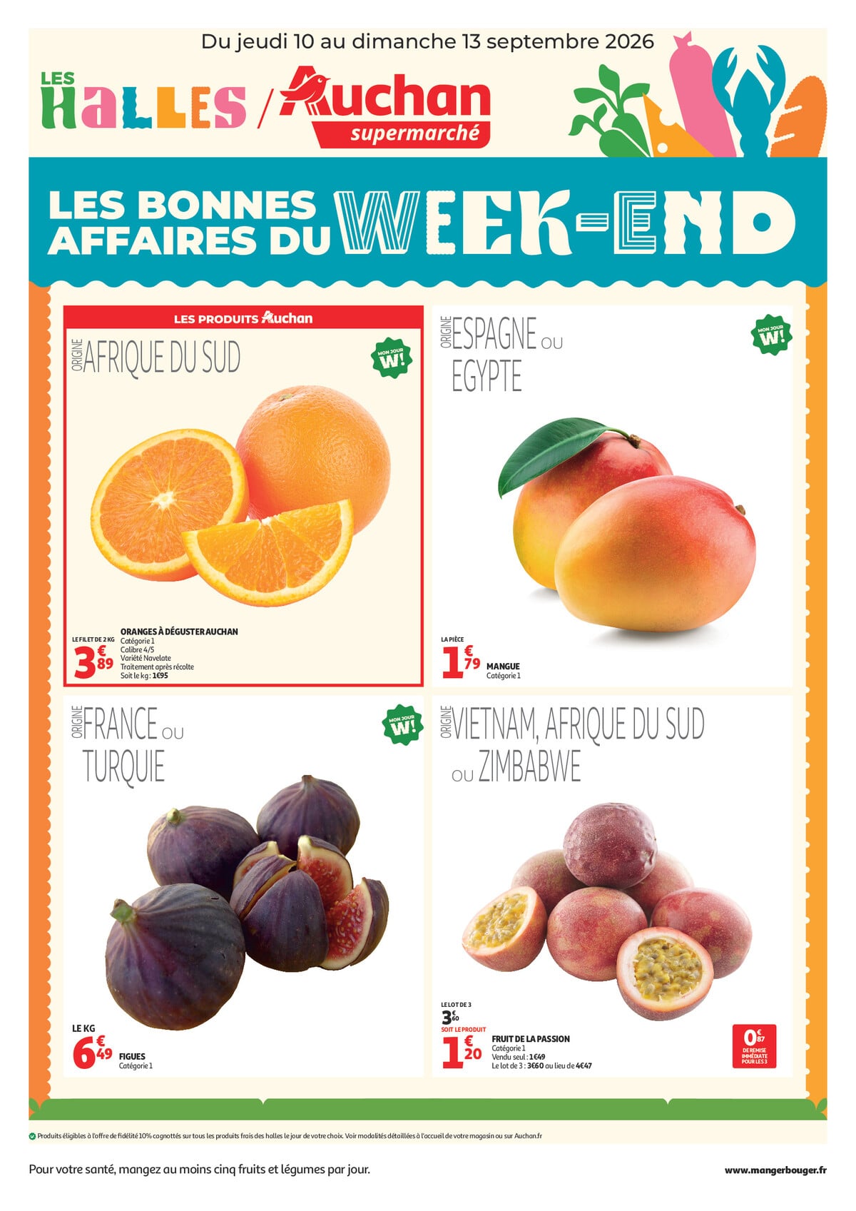 Les bons plan du week end dans votre super
