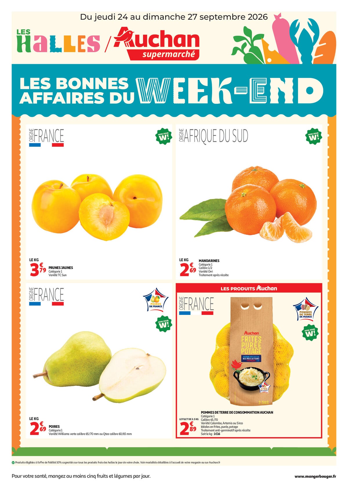 Les bons plans du week end dans votre super