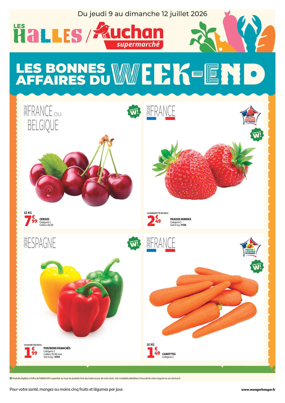 Catalogue Auchan Supermarché du 9 au 12 juillet 2026 - Couverture