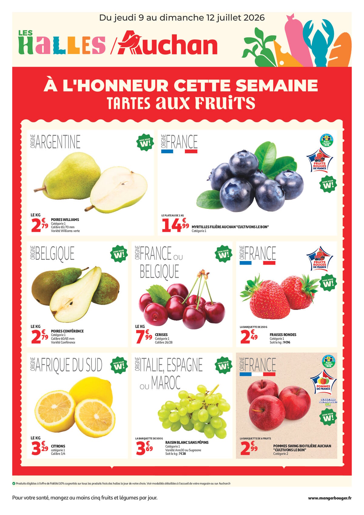 Catalogue Auchan du 9 au 12 juillet 2026 - Couverture