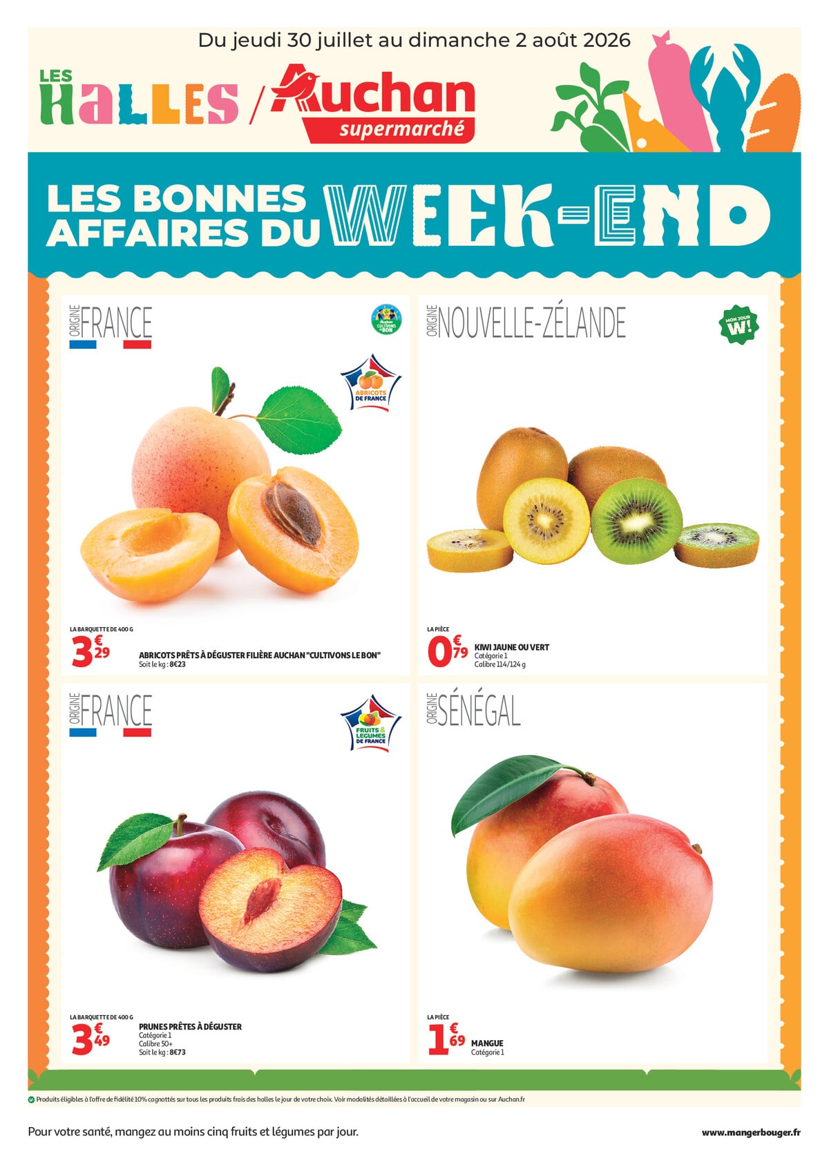 Catalogue Auchan Supermarché du 30 juillet au 2 août 2026 - Couverture
