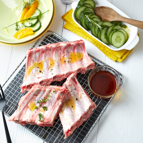 Porc : Travers ou Ribs Nature