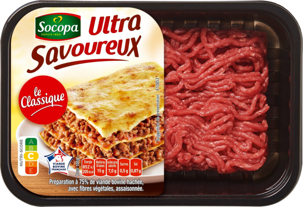 HACHÉ AU BŒUF ULTRA SAVOUREUX SOCOPA