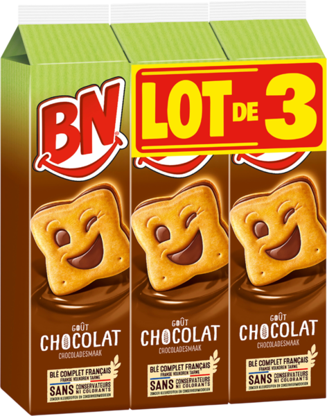 Biscuits Fourrés au Chocolat Bn