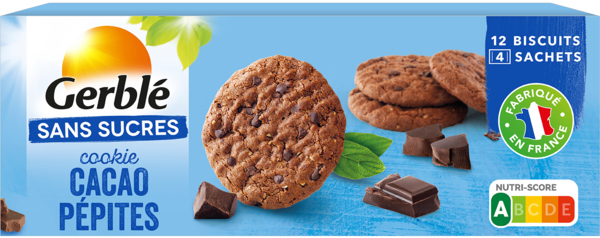 COOKIE CACAO PÉPITES SANS SUCRE GERBLÉ