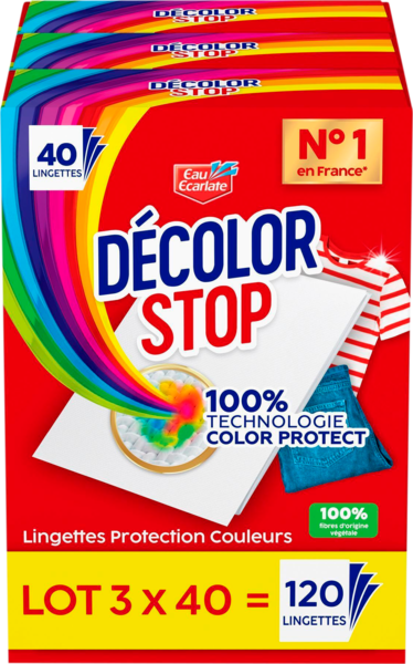 Lingettes Décolorantes Décolor Stop