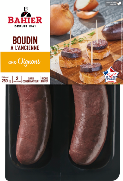 Boudins Noirs aux Oignons Bahier