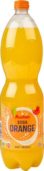 Soda Goût Orange Auchan