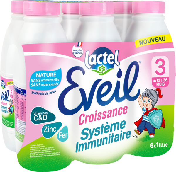 Eveil Croissance 3 Système Immunitaire Lactel