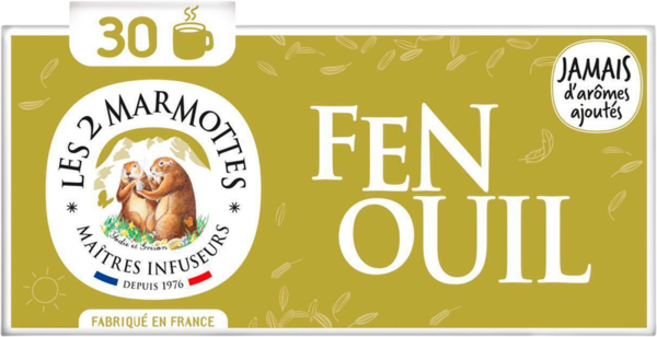 Infusion Fenouil les 2 Marmottes