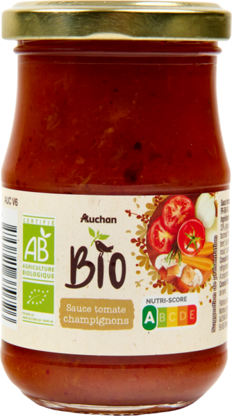 Sauce Tomate Champignons Bio Auchan