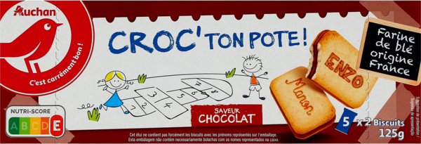 Croc Ton Pote Saveur Chocolat Auchan