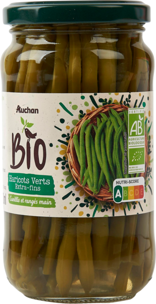Haricots Verts Extra-Fins Bio Auchan