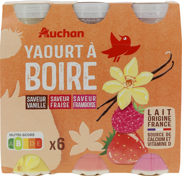 Yaourt à Boire Panaché Auchan