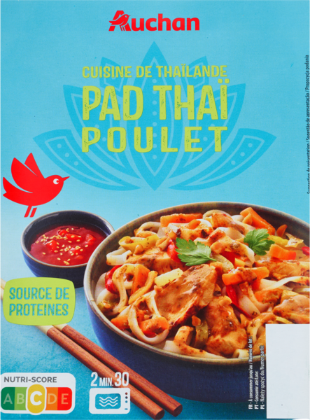 Pad Thai Poulet Auchan