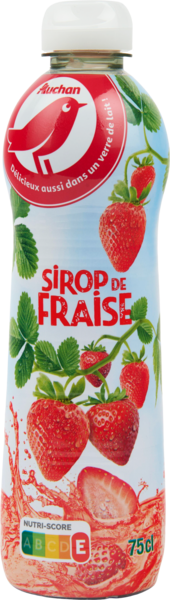 Sirop Fraise Auchan