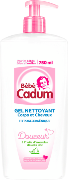 Gel Nettoyant Corps et Cheveux Bébé Cadum