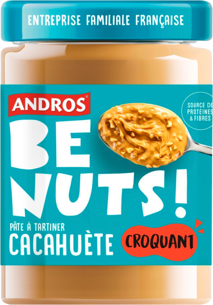 Pâte à Tartiner Cacahuète Croquant Be Nuts Andros