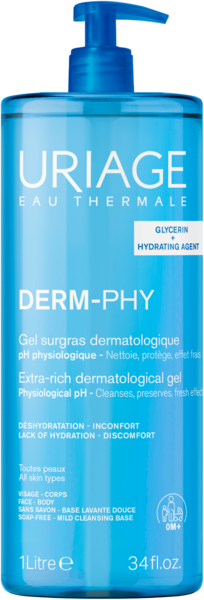 Uriage Hygiène Gel Douche Surgras Dermatologique Peaux Sensibles