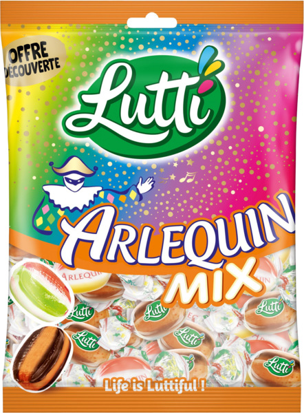 Arlequin Mix Bonbons Acidulés Multigoûts Lutti