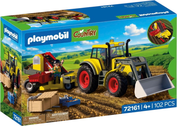 Tracteur Avec Récolteur de Pommes de Terre