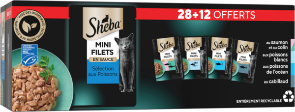 Mini Filet en Sauce Sélection aux Poissons Sheba