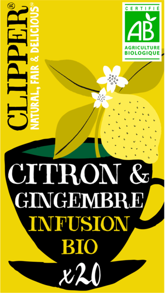 Infusion Citron & Gingembre Bio Clipper