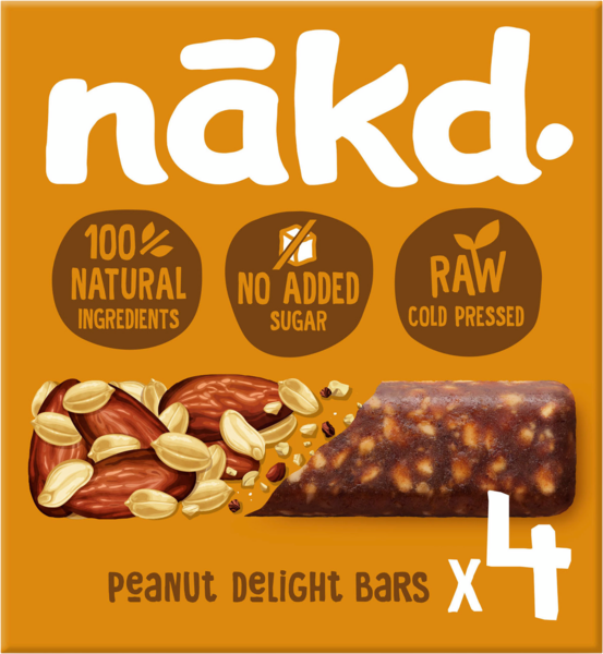 Barres de Céréales Cacahuètes Peanut Delight Nakd