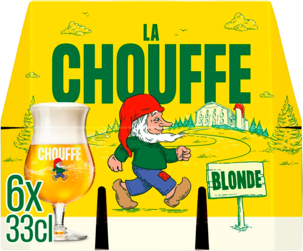 Bière Blonde la Chouffe