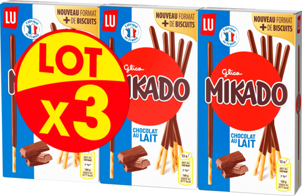 Mikado Biscuit Chocolat au Lait Lu