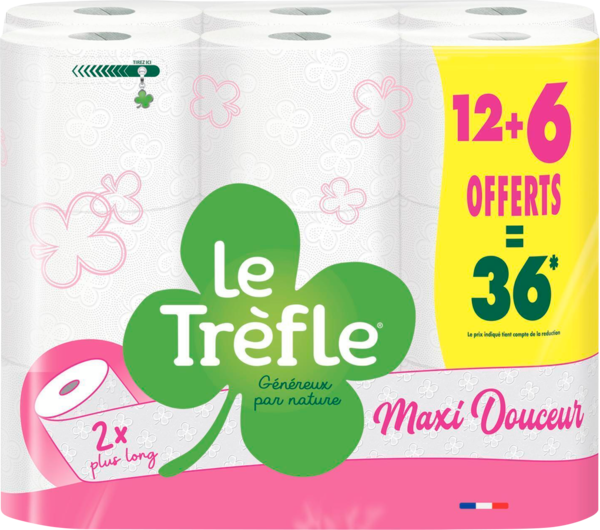 Papier Toilette le Trèfle